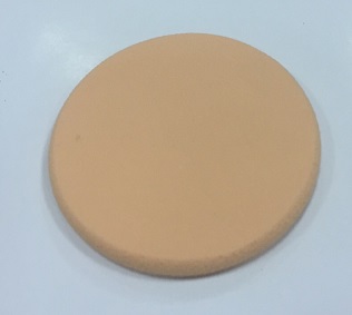 Y&M Спонжик для макияжа круг (Ø54мм, H5мм) 1шт, бежевый