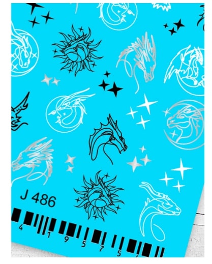Дизайн ногтей (на водной основе) J 486