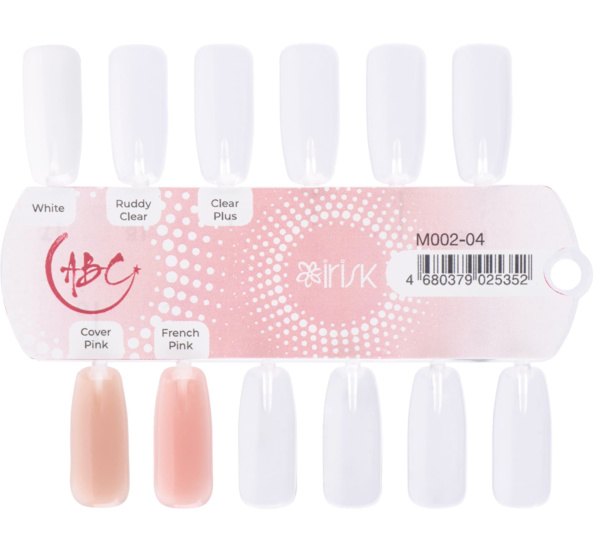 IRISK Гель для наращивания ногтей однофазный камуфлирующий ABC Soft Peach (розовый) 15мл