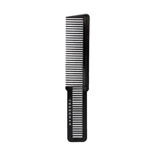 Расческа Freshman Collection Carbon для моделирования и стрижки волос с плоской головкой 17,5 см черная