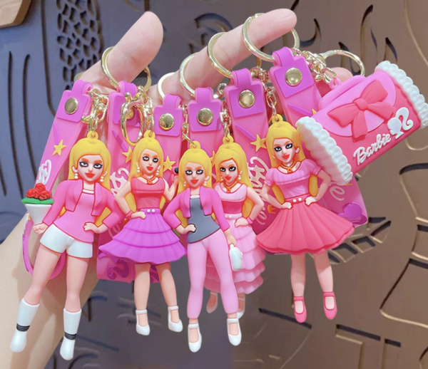 Брелок Барби с цветами (Barbie)