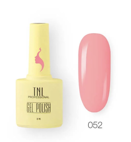 TNL Гель-лак для ногтей 8 Чувств №052 (клубнично-розовый) 10мл