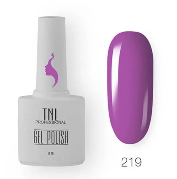 TNL Гель-лак для ногтей 8 Чувств №219 (пурпурная орхидея) 10мл