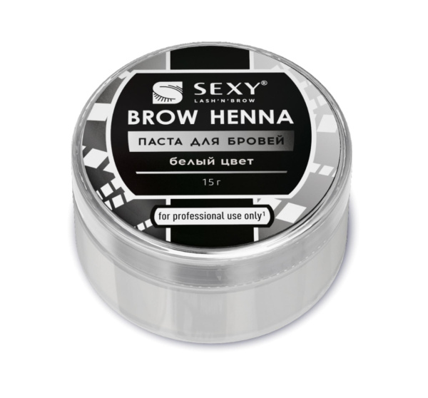 Innovator Cosmetics Паста для бровей Sexy Brow Henna белая 15гр