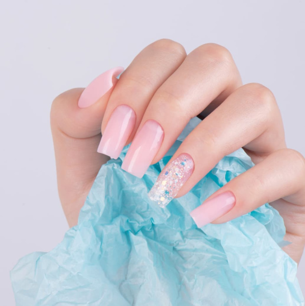 IRISK Полигель для наращивания ногтей PolyGel Clear Pink (прозрачно-розовый) 30гр