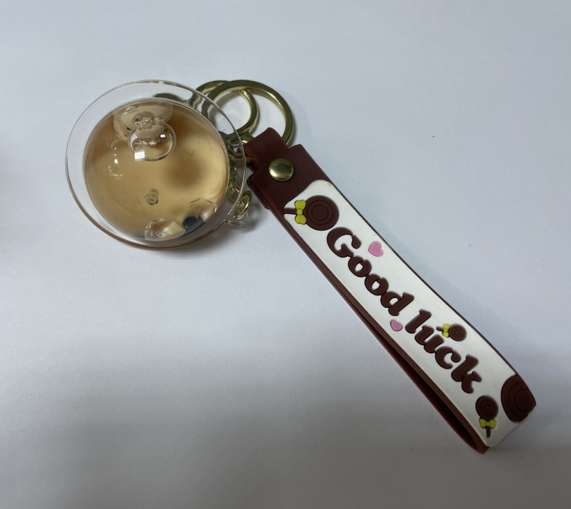 Брелок с жидкостью сфера (Good luck)