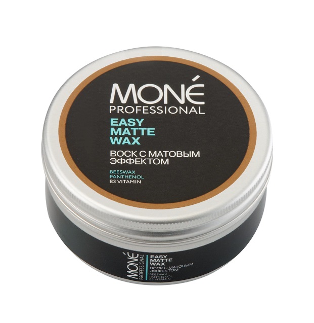 Mone Professional Матовый воск для волос средней фиксации Easy Matte Wax Воск 100мл