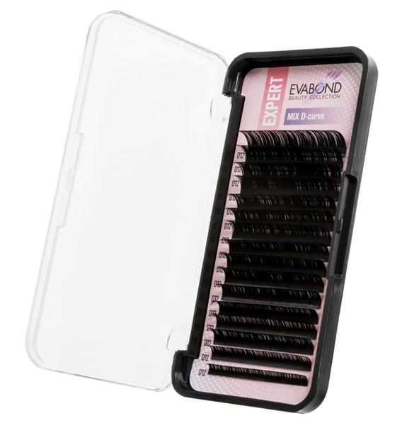 Ресницы на ленте Ø0,15 С-изгиб MIX 16 линий EVABOND
