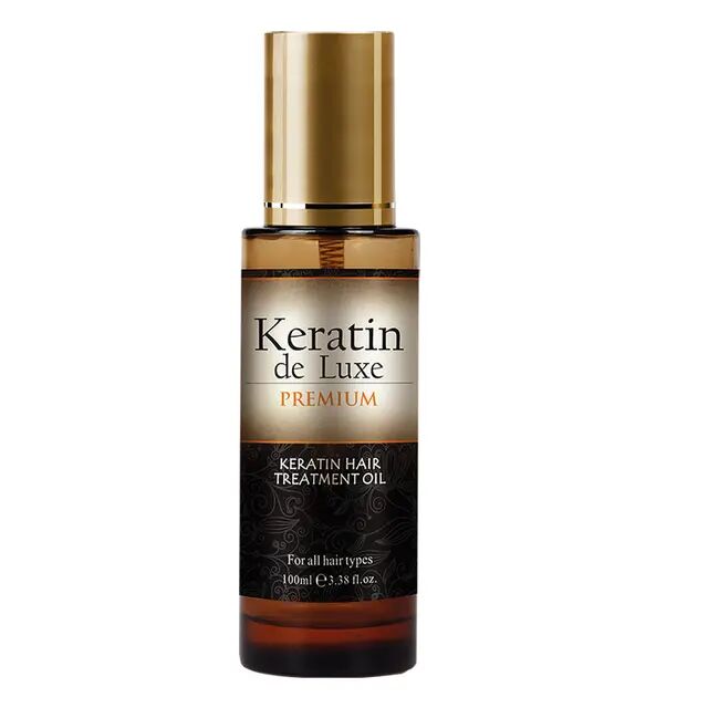 De Luxе Professional Защитное масло для волос, обогащённое кератином Keratin De Luxе Hair Oil 100мл