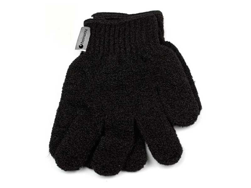 Мочалка для тела рукавичка 2шт, цветные