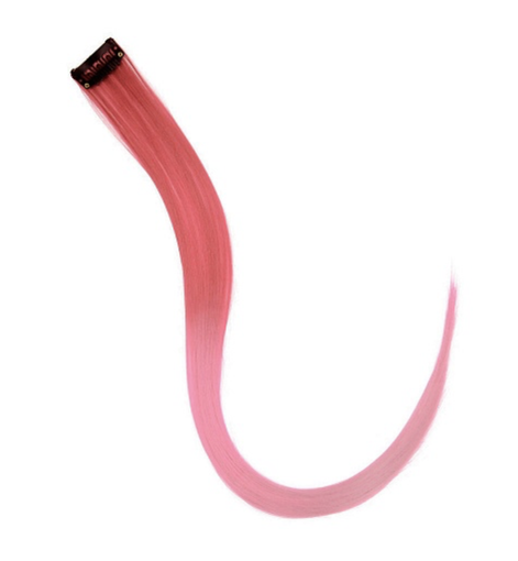 Волосы-клипсы искусственные цветные №05