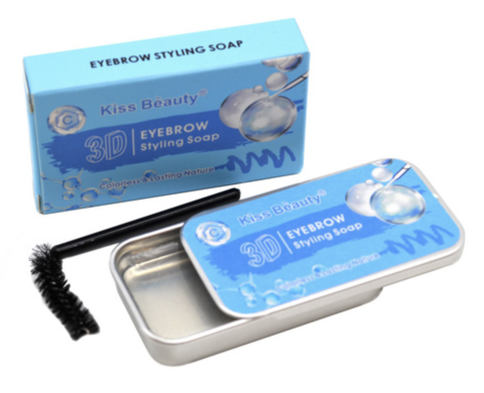 KISS Beauty Мыло-воск для стайлинга бровей 3D Everbrow, коллаген