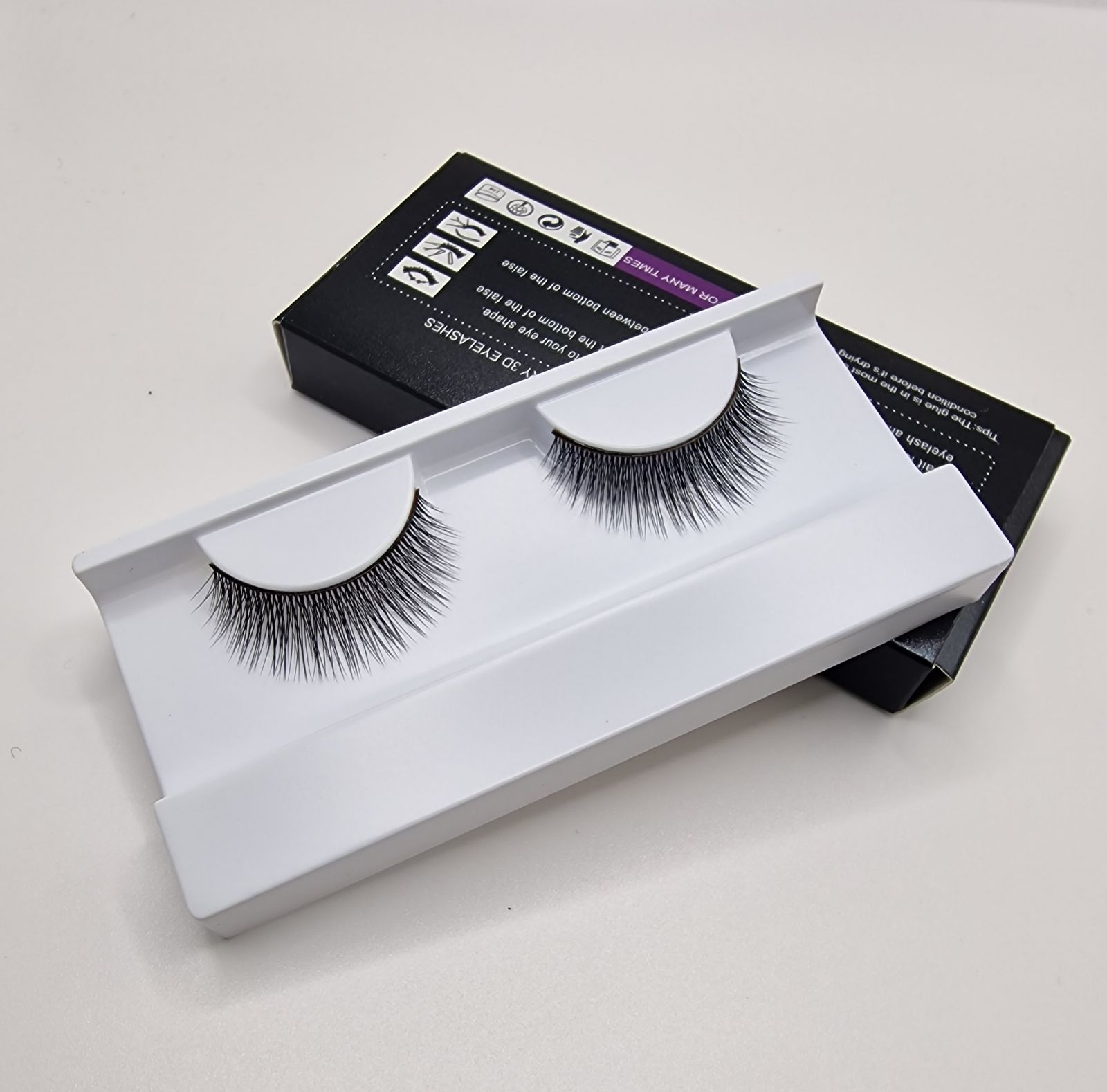 Y&M Ресницы накладные 3D Стерео эффект Marlliss Natural&Soft №1033