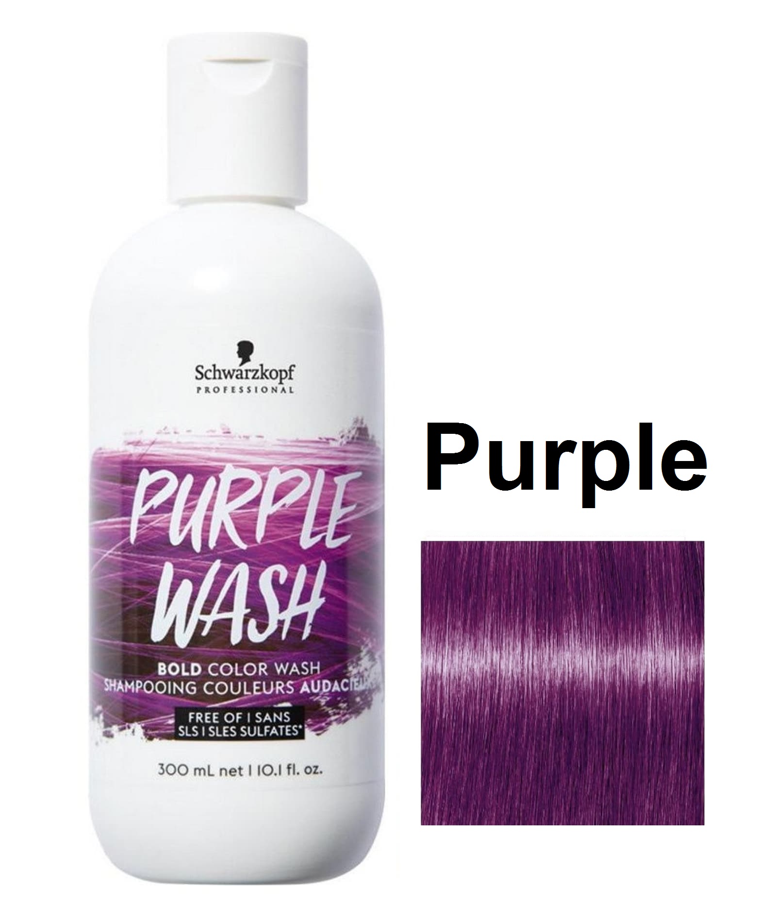 Schwarzkopf Color Wash для волос бессульфатный Purple (Фиолетовый) 300мл