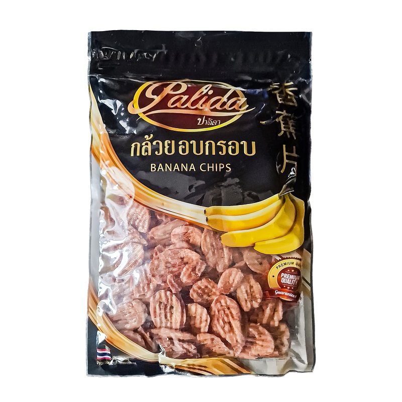 Palida Банановые чиипсы хрустящие и запеченные из Тайланда Banana Chips 250гр