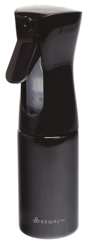 DEWAL Распылитель для волос парикмахерский пластиковый (пульверизатор для воды) черный 160мл