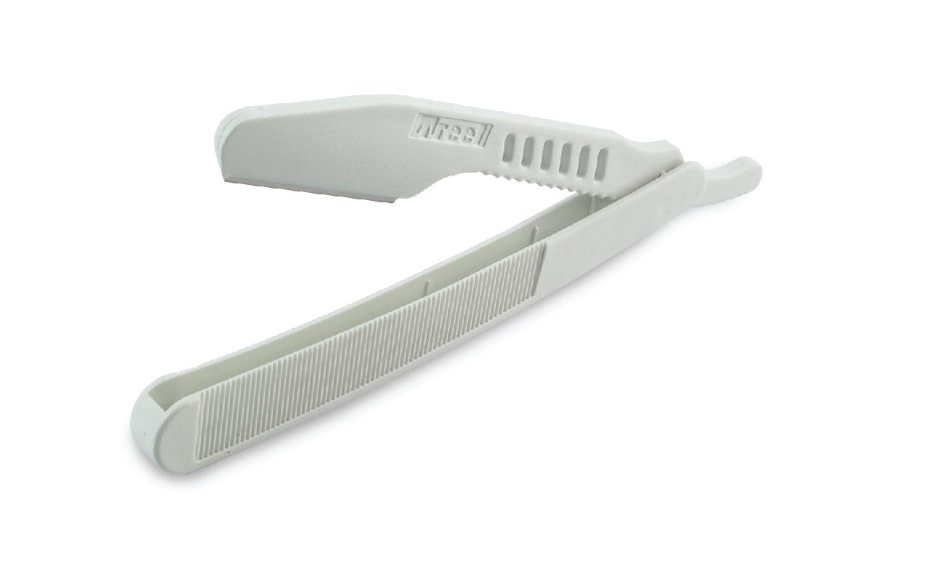 Metzger Бритва безопасная одноразовая односторонняя пластик белая