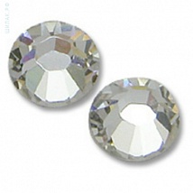 Стразы для ногтей Swarovski (8 размер) серебро