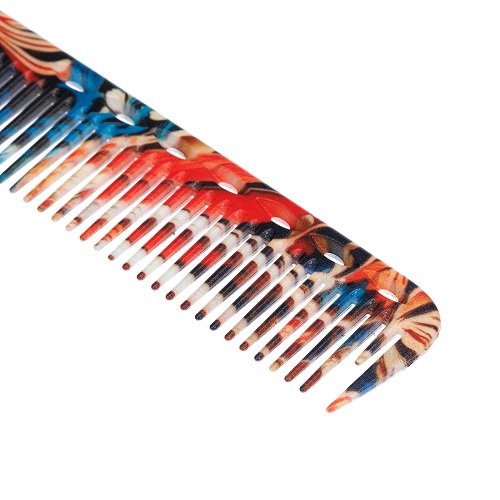 Расческа для стрижки DEWAL "Русские сказки" 18 см