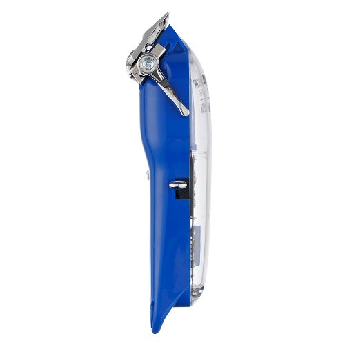 Машинка для стрижки DEWAL PRO BARBER STYLE NEON BLUE, аккум\сет, 6000 об/мин, нож 45 мм, 0,8 - 2,0 мм, 6 нас