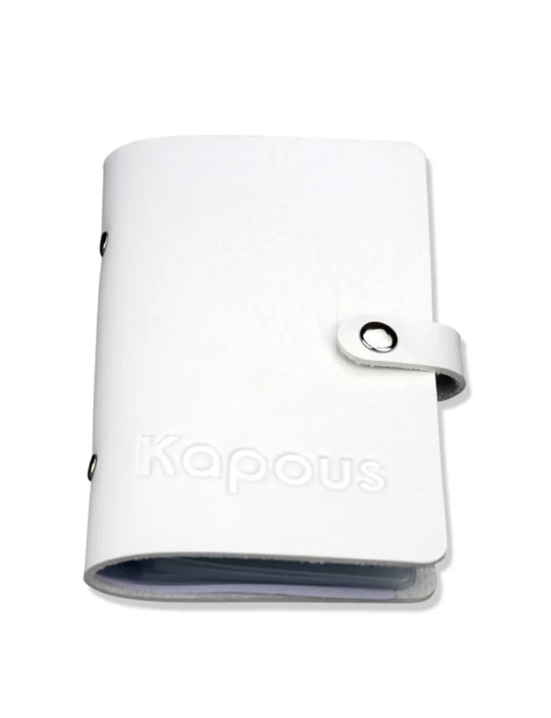 Kapous Crazy story Органайзер на 20шт для стемпинг пластин белый