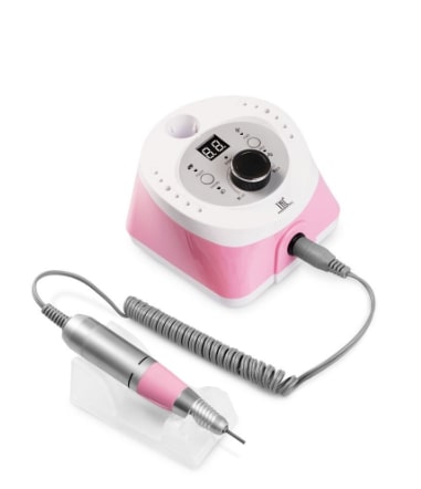 TNL Аппарат для маникюра и педикюра Iron-Pro 40 тыс.оборотов,бело-розовая