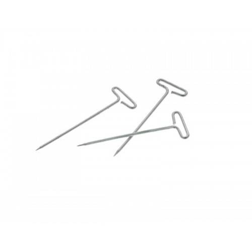 Булавка Т-образная 45мм, серебристая (10шт)