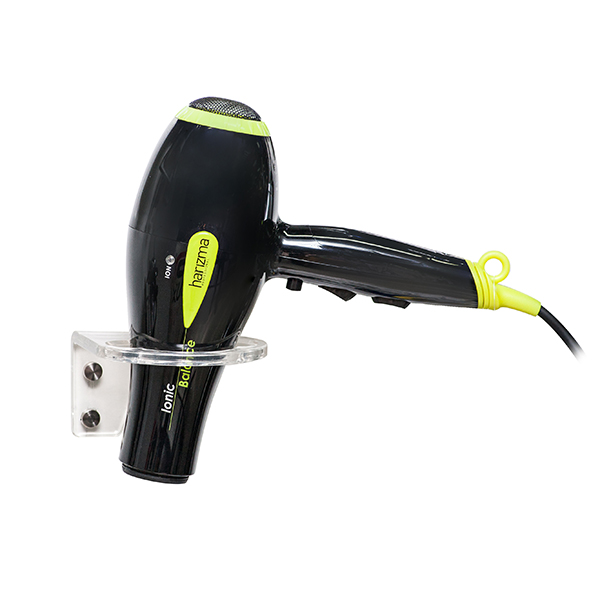 Держатель для фена настенный, прозрачный h10841