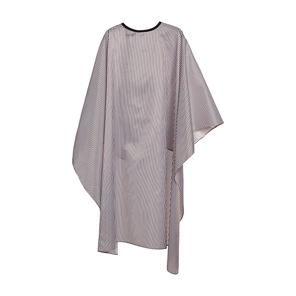 Пеньюар парикмахерский Harizma Классический на липучке черно белые полоски 140х160см