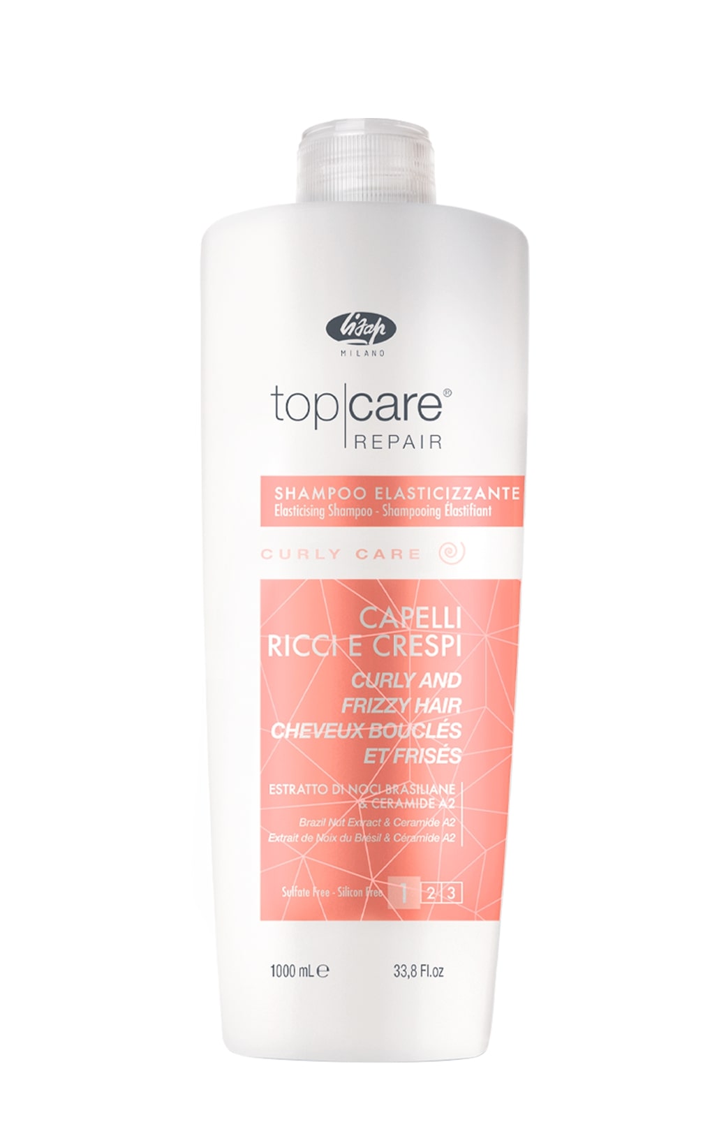 Elasticising Shampoo Curly and Frizzy Hair 1000 ml