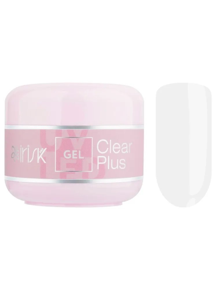 IRISK Гель для наращивания ногтей однофазный камуфлирующий ABC Limited collection 0003 Clear Plus (прозрачный) 15мл