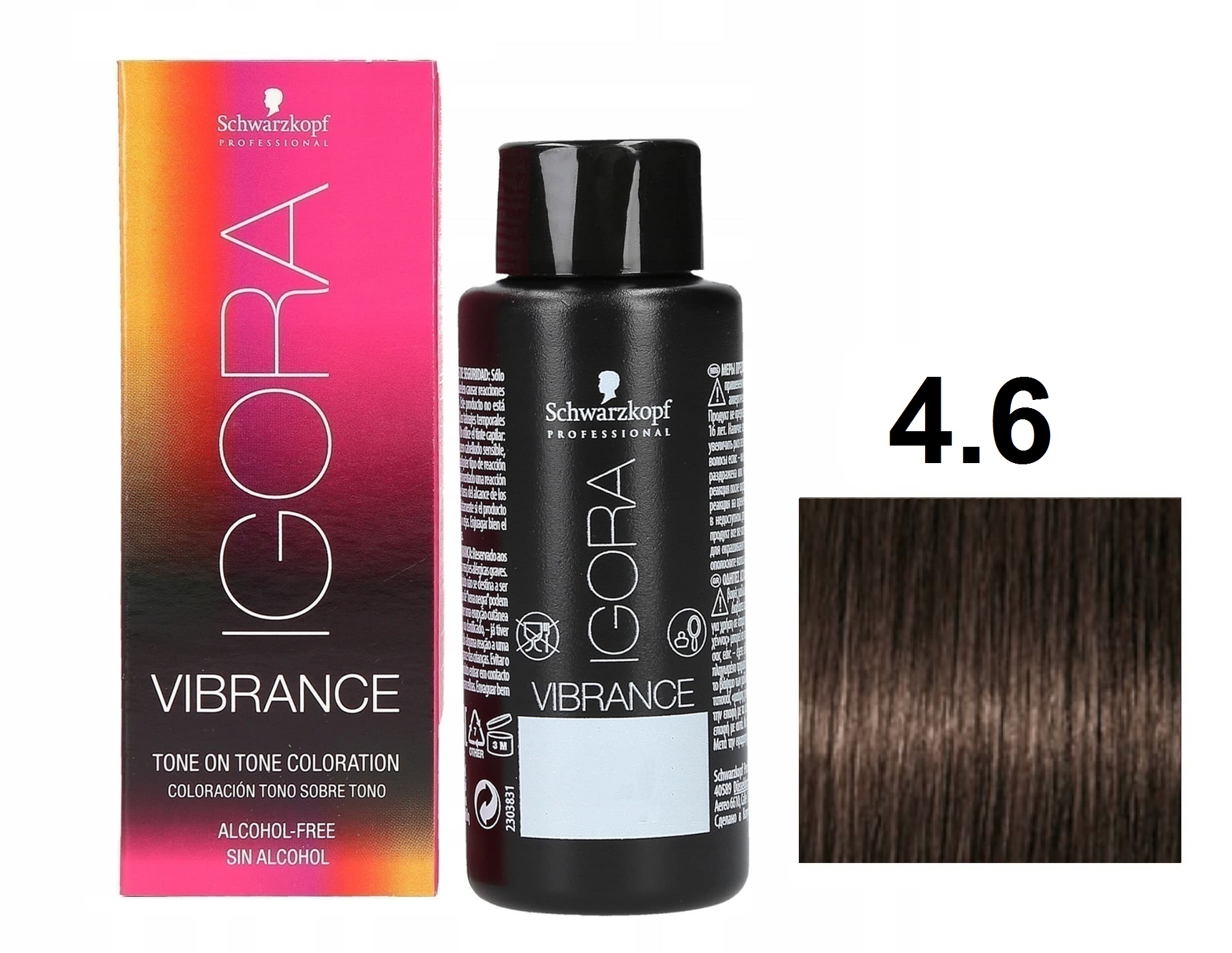 Schwarzkopf Igora Vibrance Краситель для волос 4/6 средний коричневый шоколадный 60мл