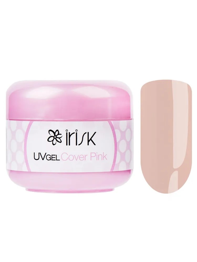 IRISK Гель для наращивания ногтей однофазный камуфлирующий ABC Limited collection 0004 Cover Pink (розовый) 15мл