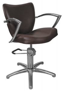 Кресло ЛУНА (основание квадрат), черный