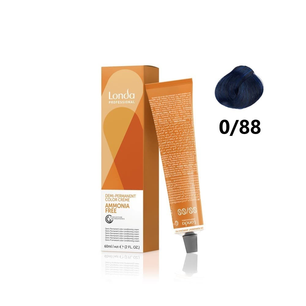 Londa Color Demi-Permanent крем-краска для волос 0/88 интенсивный синий микстон 60мл