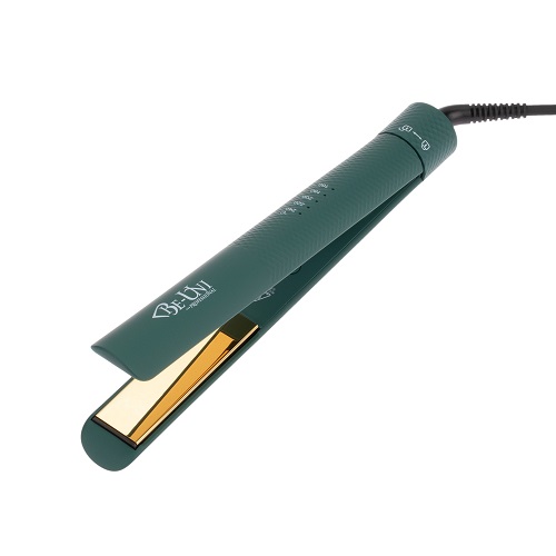 Щипцы выпрямители Be-Uni Gold титановые терморегулятор, темно синие