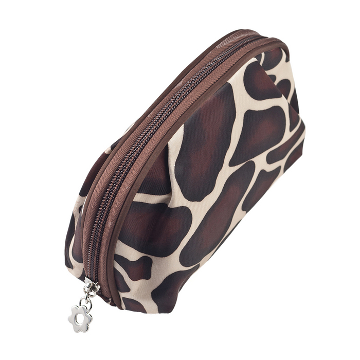 Косметичка Жираф Dewal (13*20 см) бело-коричневая