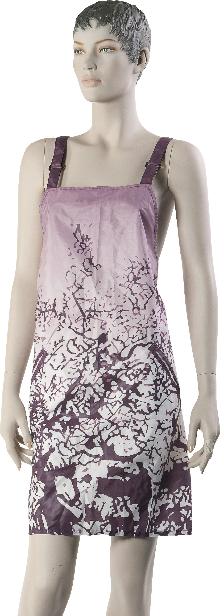 Фартук для парикмахера Dewal 1-сторонний сакура розовый 77х70см