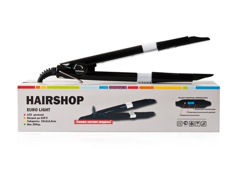Щипцы для горячего наращивания волос HAIRSHOP EURO LIGHT LCD дисплей