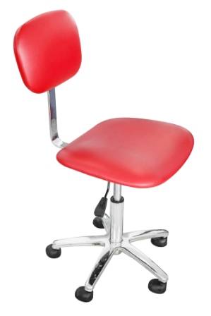 Стул для мастера с пневматической регулировкой высоты.