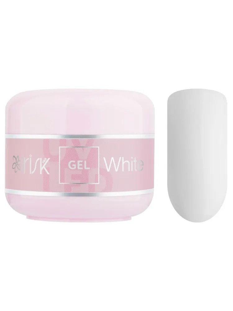 IRISK Гель для наращивания ногтей однофазный камуфлирующий ABC Limited collection 00 White (белый) 15мл