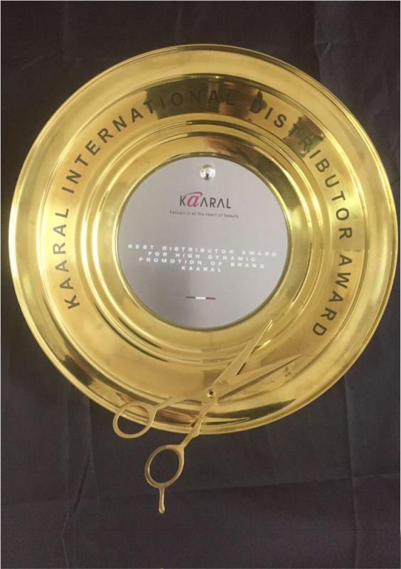 Награда официального дистрибьютора бренда “KAARAL” Проф Косметика магазин профессиональной косметики и аксессуаров