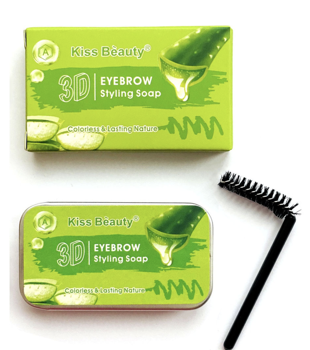 KISS Beauty Мыло-воск для стайлинга бровей 3D Everbrow, алоэ