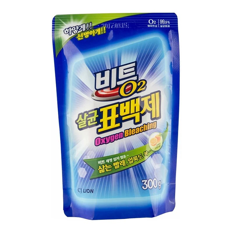 LION Beat O2 Кислородный отбеливатель (порошок) для всех видов ткани 300гр