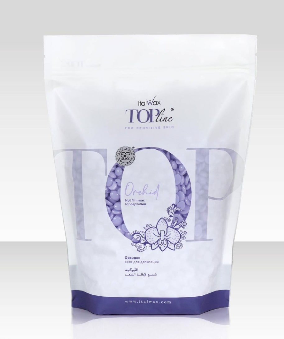 Italwax Воск-гранулы горячий, пленочный для депиляции Top Line Orchid (Орхидея) 1,5кг