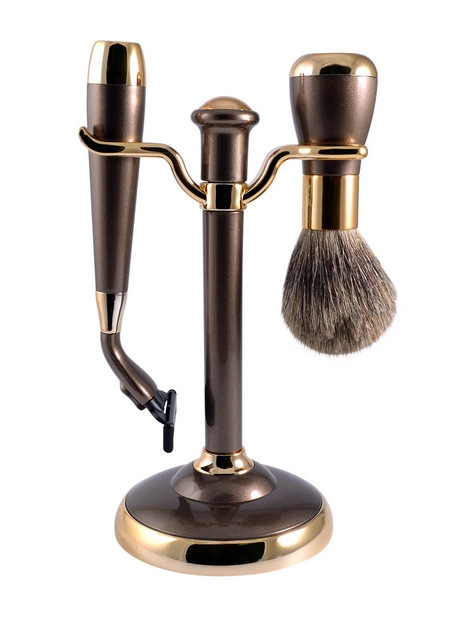 Weisen Набор бритвеный MSS 1622 BRZ/G 2 предмета бронзовый