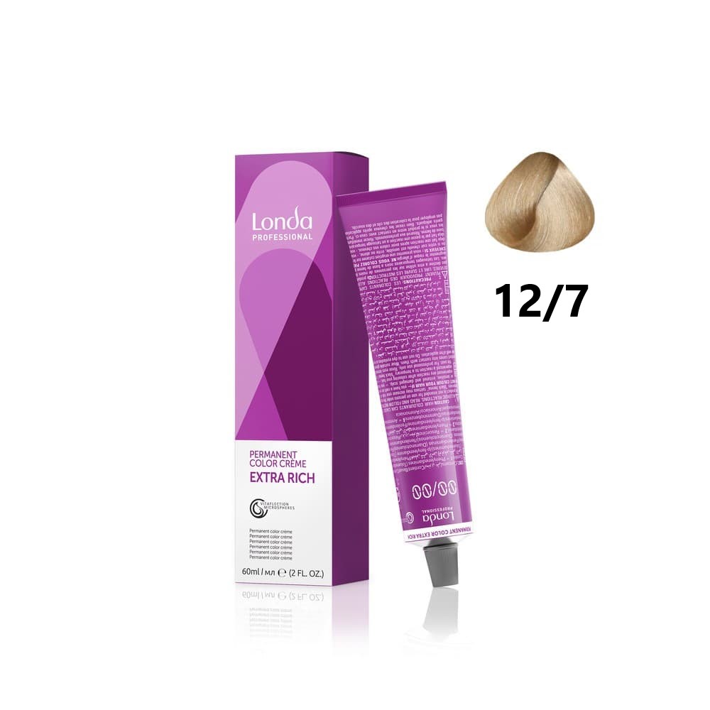Londa Color Permanent крем-краска для волос 12/7 специальный блондин коричневый 60мл