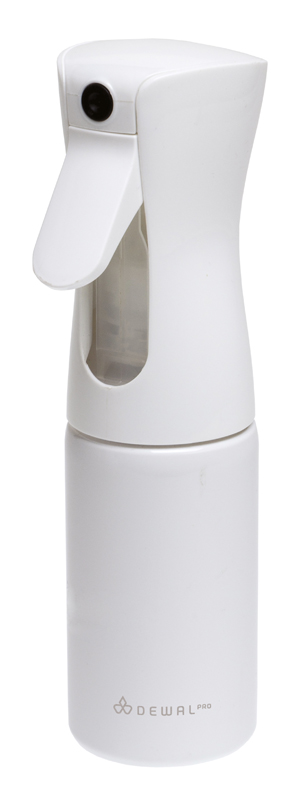 DEWAL Распылитель для волос парикмахерский пластиковый (пульверизатор для воды) белый 160мл