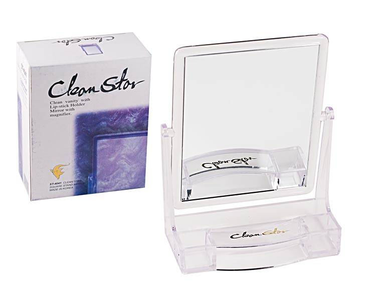 Зеркало настольное 1-стороннее прямоугольное Zinger vST-494 (15*16см) на подставке