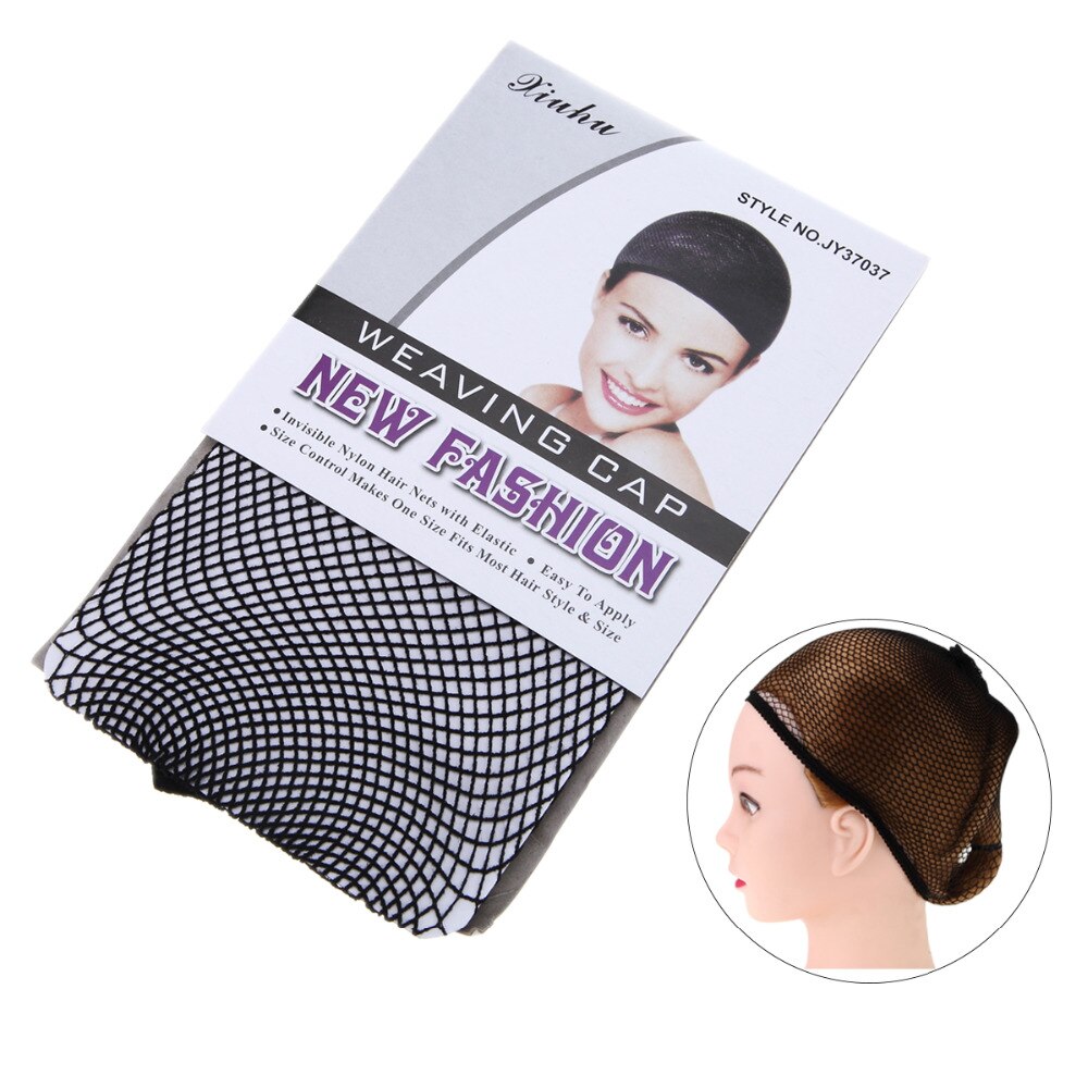 Сеточка для волос на резинке черная